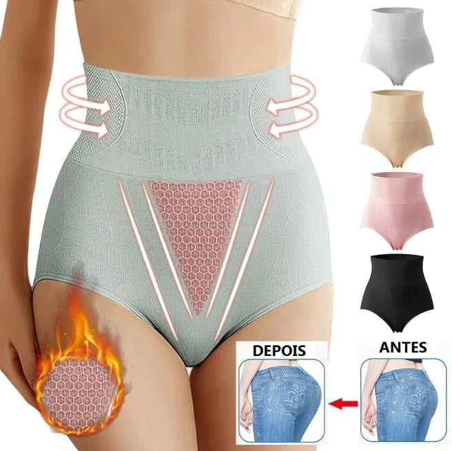 Calções Modeladores, Cuecas Modeladoras, Cinta Modeladora de Alta Compressão, Cueca de Grafeno, cueca feminina modeladora