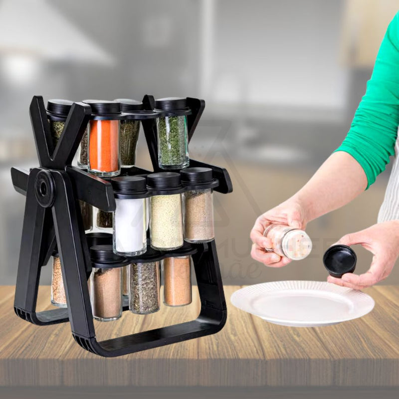 Organizador de especiarias giratório,
Porta-especiarias de cozinha,
Organizador de temperos com 18 frascos,
Organizador de cozinha rotativo,
Suporte para especiarias em vidro