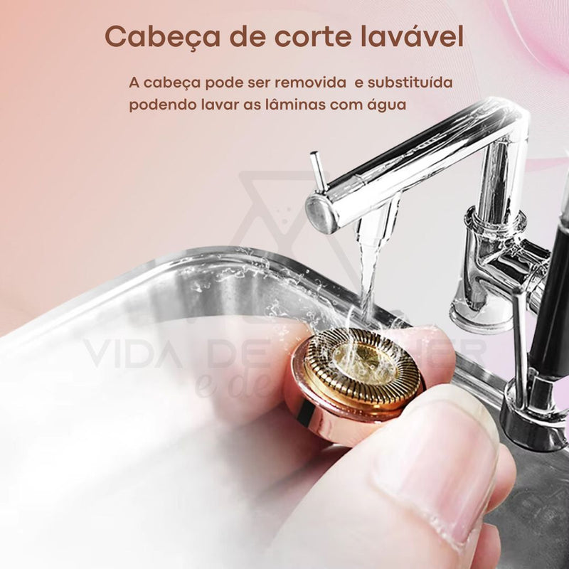 Aparador de pelos faciais, Aparelho para remover pelos faciais, Depilador Facial, Depilador Portátil, Depilador de Rosto