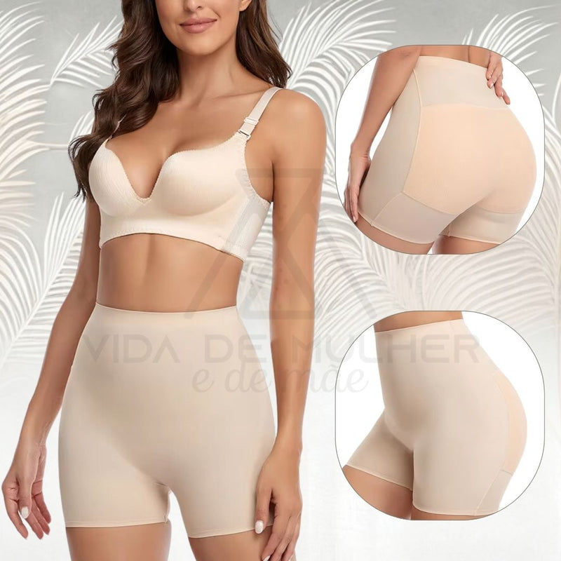 cueca acolchoada com perna,
short realçador de rabo,
cueca modeladora com almofadas,
short antiatrito para coxas,
roupa interior modeladora feminina