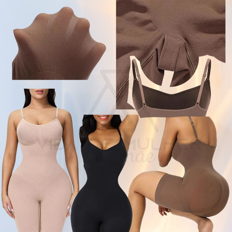 Body modelador,
Body Modelador com Perna,
Roupa interior redutora,
Modelador de corpo para uso diário,
Lingerie modeladora para mulheres,
Body Redutor de cintura,