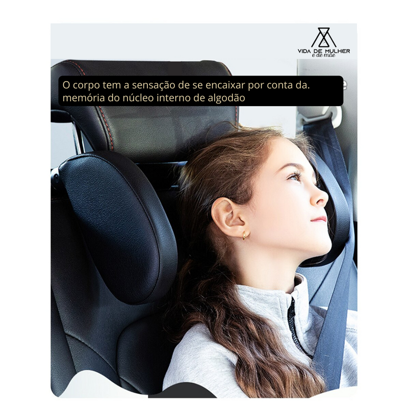 Apoio de cabeça para carro, Conforto para viagem de carro, Proteção para crianças no carro, Suporte de pescoço para viatura, Acessórios de segurança para veículos, Almofada de cabeça ajustável para carro