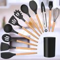 utensílios de cozinha em silicone,  utensilios silicone, cozinha,  kit utensilios cozinha silicone,  jogo de silicone para cozinha, Conjunto de cozinha moderno