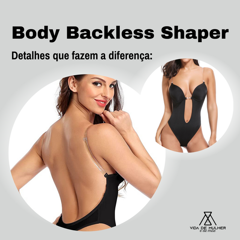 Body invisível, roupa íntima feminina, body modelador, body sem costas, body modelador feminino