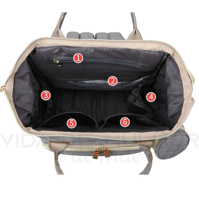 saco de fraldas multifuncional,
berço portátil para bebé,
mala maternidade com berço,
acessórios de viagem para bebé,
mochila para recém-nascidos,
mochilas para novos pais,
Mala Maternidade,
mala de viagem para bebé