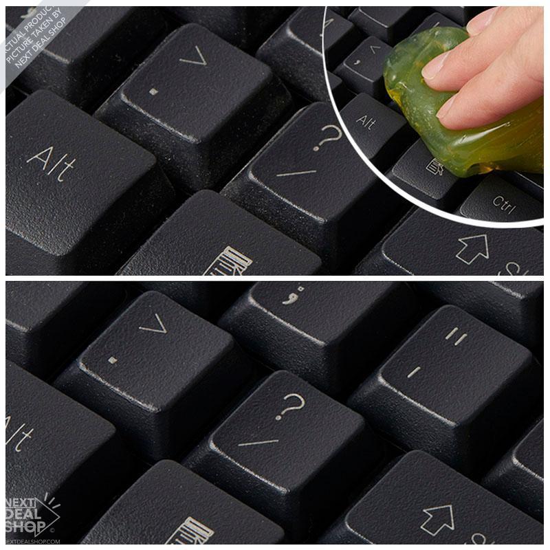 Gel limpador teclado, Limpeza de teclado eficaz, Gel de limpeza não-tóxico, Gel limpador de superfícies, Gel mágico para limpeza 	